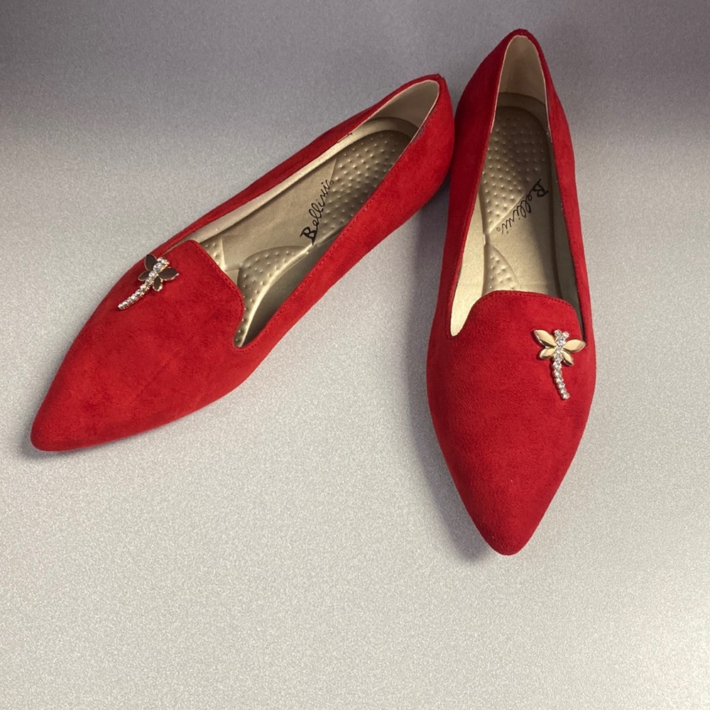 Bellini suede flat